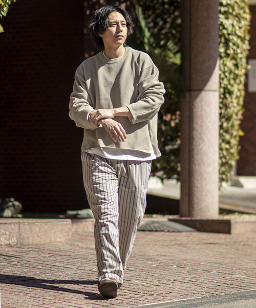 B.C STOCK（ベーセーストック）の「RePe KNIT2inLAYERED（ニット/セーター・メンズ・チャコールグレー/ブラック/ベージュ/イエロー/モスグリーン・MEDIUM/LARGE）」の16枚目の写真