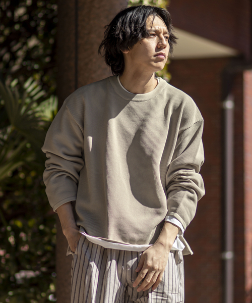 【00s】 PPFM 2tone border knit 希少カラー セーラーカラーボーダーニット【洗濯機洗い可