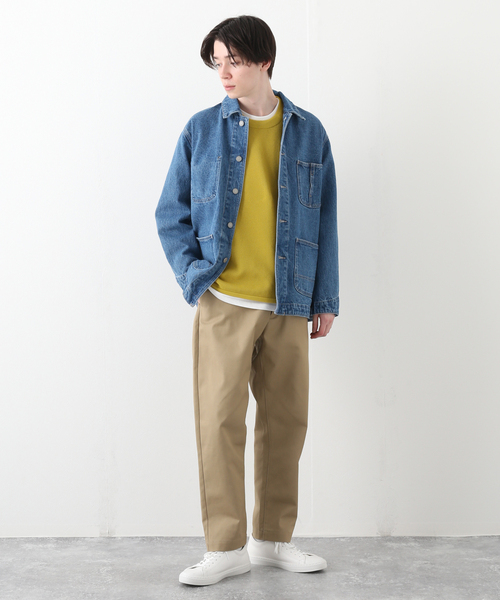 B.C STOCK（ベーセーストック）の「RePe KNIT2inLAYERED（ニット/セーター・メンズ・チャコールグレー/ブラック/ベージュ/イエロー/モスグリーン・MEDIUM/LARGE）」の21枚目の写真