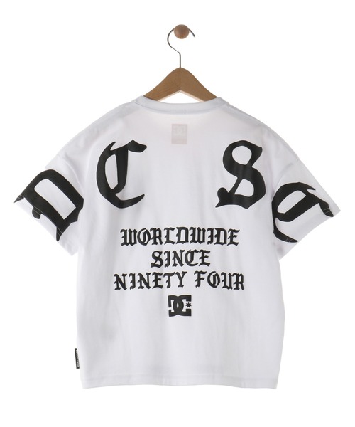 DC SHOES（ディーシーシューズ）の「22 KD LOGO GRAPHIC S/DCキッズバックプリント半袖Tシャツ（Tシャツ/カットソー・キッズ・ホワイト/ブラック/ホワイト×ブラック/ブラック×ホワイト・130/140/150/160/120）」の2枚目の写真