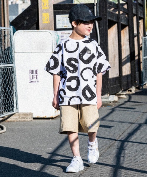 DC SHOES（ディーシーシューズ）の「22 KD LOGO GRAPHIC S/DCキッズバックプリント半袖Tシャツ（Tシャツ/カットソー・キッズ・ホワイト/ブラック/ホワイト×ブラック/ブラック×ホワイト・130/140/150/160/120）」の22枚目の写真