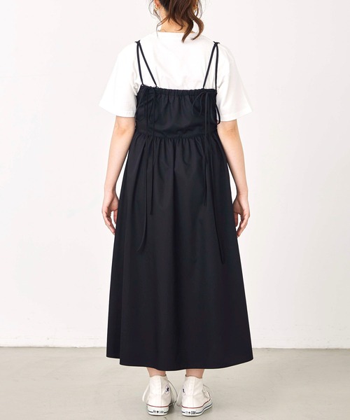 MILKFED.（ミルクフェド）の「CAMISOLE DRESS（ワンピース・レディース・ブラック/ベージュ/ブルー・ONE SIZE）」の17枚目の写真