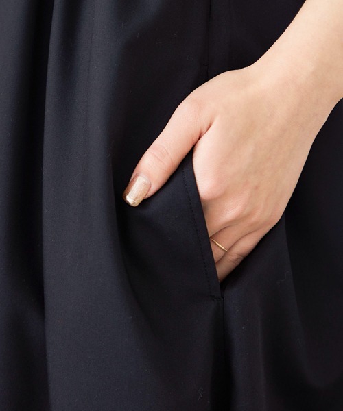 MILKFED.（ミルクフェド）の「CAMISOLE DRESS（ワンピース・レディース・ブラック/ベージュ/ブルー・ONE SIZE）」の16枚目の写真