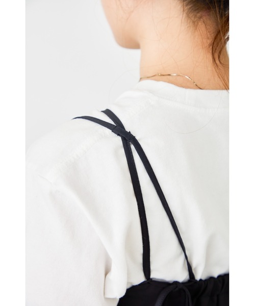 MILKFED.（ミルクフェド）の「CAMISOLE DRESS（ワンピース・レディース・ブラック/ベージュ/ブルー・ONE SIZE）」の5枚目の写真