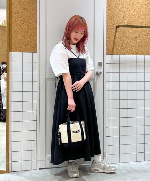 MILKFED.（ミルクフェド）の「CAMISOLE DRESS（ワンピース・レディース・ブラック/ベージュ/ブルー・ONE SIZE）」の22枚目の写真