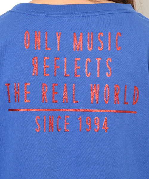 X-girl(エックスガール)の「FACE S/S BIG TEE(Tシャツ/カットソー・レディース・ホワイト/ブラック/レッド/ブルー・ONE SIZE)」の14枚目の写真