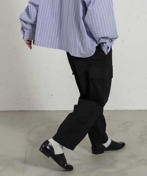 kutir（クティール）の「ミリタリーカーゴパンツ（カーゴパンツ・メンズ・ブラック/カーキ/イエロー・SMALL/MEDIUM/LARGE）」の5枚目の写真