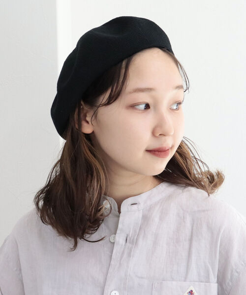 Odds（オッズ）の「【ODDS/オッズ】JP COTTON BERET ベレー帽（ハンチング/ベレー帽・レディース・ベージュ/ライトグレー/ブラック・FREE）」の15枚目の写真