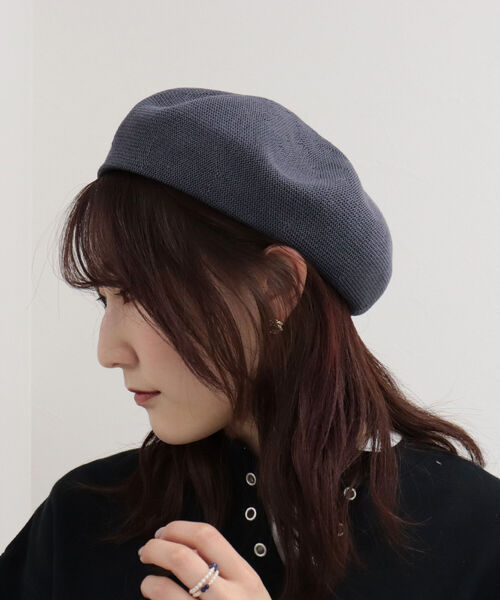Odds（オッズ）の「【ODDS/オッズ】JP COTTON BERET ベレー帽（ハンチング/ベレー帽・レディース・ベージュ/ライトグレー/ブラック・FREE）」の14枚目の写真