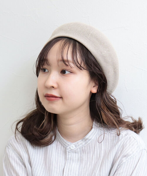 Odds（オッズ）の「【ODDS/オッズ】JP COTTON BERET ベレー帽（ハンチング/ベレー帽・レディース・ベージュ/ライトグレー/ブラック・FREE）」の16枚目の写真