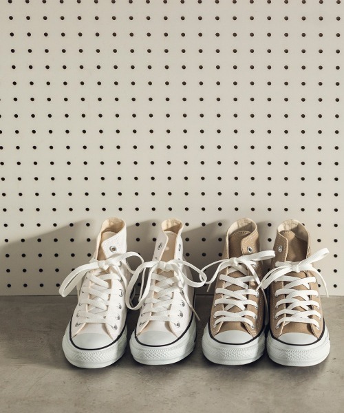 CONVERSE（コンバース）の「【CONVERSE】CANVAS ALL STAR COLORS HI（スニーカー・レディース・ライトグレー/ホワイト/ベージュ・22.5cm/23.5cm/24.5cm/25.5cm/26.5cm/27.5cm/23.0cm/24.0cm/25.0cm/26.0cm/28.0cm/27.0cm/29.0cm/22.0cm）」の9枚目の写真
