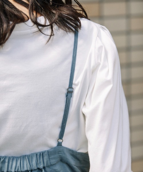 Munich（ミューニック）の「40sフレンチリネンコンビネゾン（サロペット/オーバーオール・レディース・ブラック/カーキ/ブルーグレー・S）」の17枚目の写真