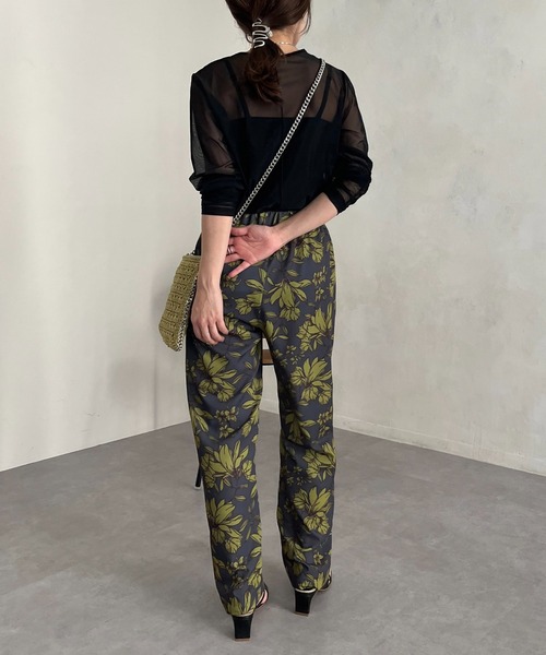 CAPRICIEUX LE'MAGE（カプリシューレマージュ）の「パワーメッシュプルオーバー（Tシャツ/カットソー・レディース・ブラック/ベージュ/ライトグリーン・FREE）」の20枚目の写真