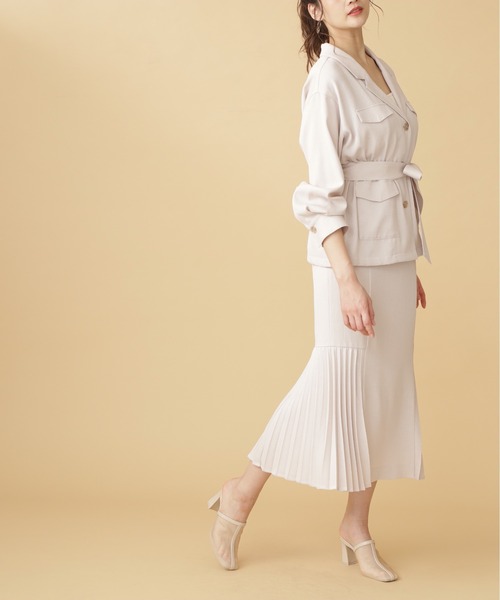 【SALE】ライトシャンブレースカート JILL by JILL STUART JILL by JILL STUART（ジルバイジルスチュアート）の「◇ライト