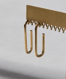 ear PAPILLONNER | ステンレスロングフープピアス(ピアス（両耳用）)