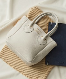 【YOUNG&OLSEN】EMBOSSED LEATHER TOTE XS