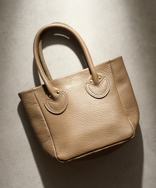 ■YOUNG&OLSEN■ヤングアンドオルセン EMBOSSED LEATHER TOTE XS ヤングアンドオルセン エンボスドレザー ベルテッド トート S