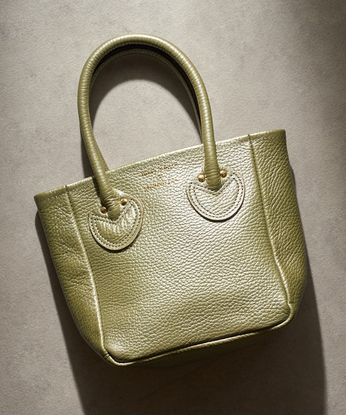セール】【YOUNG&OLSEN】EMBOSSED LEATHER TOTE XS