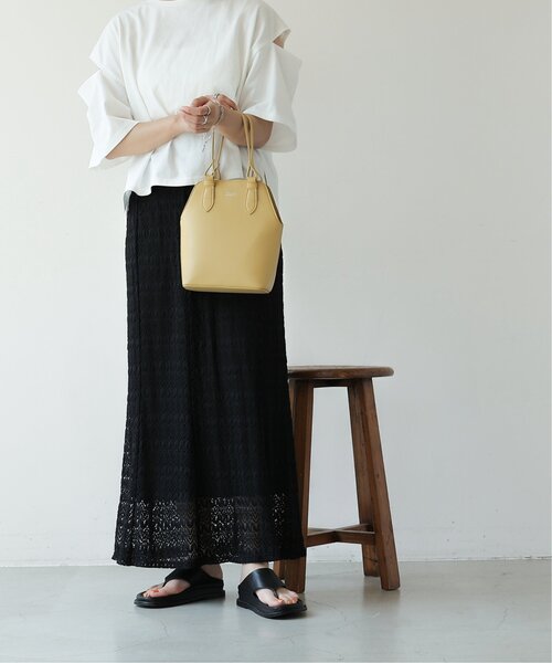 frames RAY CASSIN(フレームスレイカズン)の「ダイヤループ2WAYトート(トートバッグ・レディース・ブラック/イエロー/キナリ・FREE)」の6枚目の写真