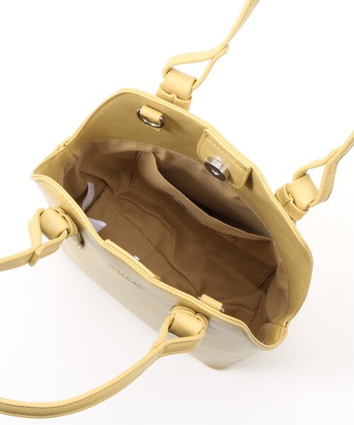 frames RAY CASSIN(フレームスレイカズン)の「ダイヤループ2WAYトート(トートバッグ・レディース・ブラック/イエロー/キナリ・FREE)」の16枚目の写真