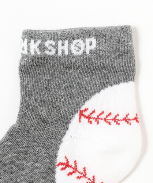 こども ビームス（コドモビームス）の「THE PARK SHOP / BALL ソックス（14～24cm）（ソックス/靴下・キッズ・ブラック/ネイビー/グレー/オレンジ/イエロー・SMALL/MEDIUM）」の9枚目の写真