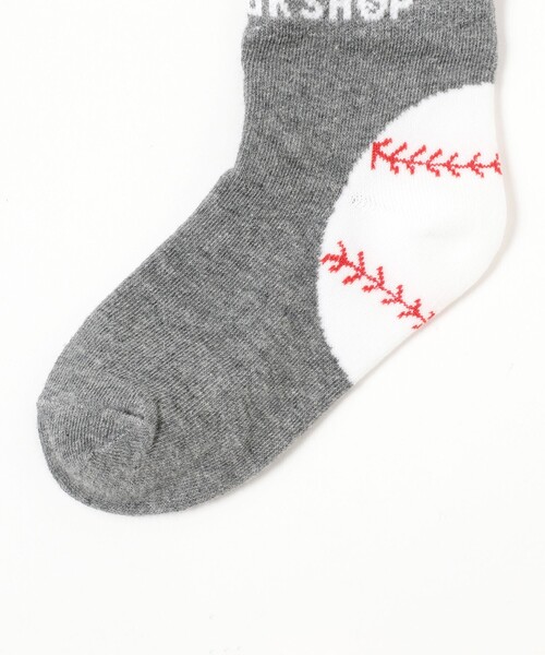 こども ビームス（コドモビームス）の「THE PARK SHOP / BALL ソックス（14～24cm）（ソックス/靴下・キッズ・ブラック/ネイビー/グレー/オレンジ/イエロー・SMALL/MEDIUM）」の10枚目の写真