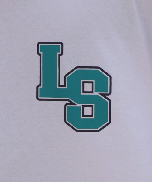 ILL'S(イルズ)の「ビッグシルエット BLOCK LS 発泡プリント カレッジロゴTシャツ【ILL'S】(Tシャツ/カットソー・メンズ・ホワイト/ブラック/ブルー・M/L)」の5枚目の写真