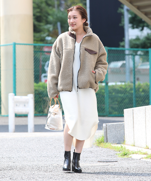 FREAK'S STORE（フリークスストア）の「ブルゾン（ブルゾン・レディース・グレー・ﾌﾘ-）」の2枚目の写真