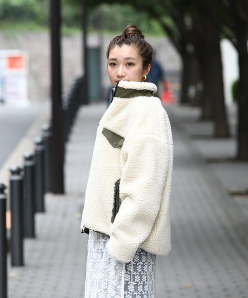 FREAK'S STORE（フリークスストア）の「ブルゾン（ブルゾン・レディース・グレー・ﾌﾘ-）」の8枚目の写真