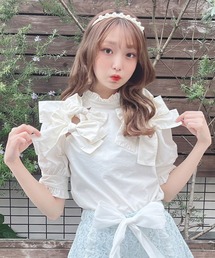 Swankiss（スワンキス）の「HN girly ribbon TOPS（シャツ