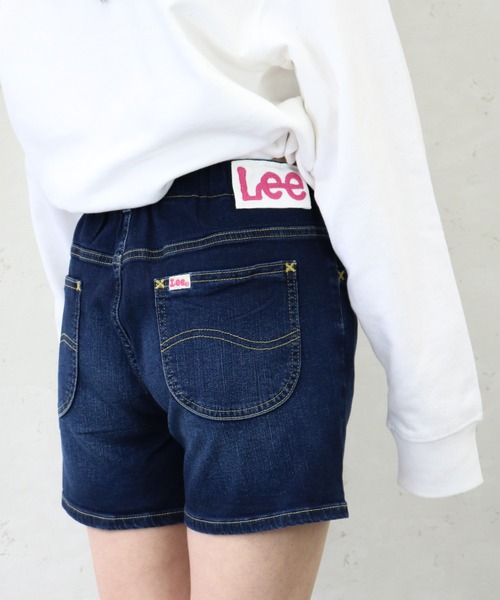 Lee(リー)の「Lee/リー キッズ デニムガールズショートパンツ(デニムパンツ・キッズ・インディゴブルー/ライトインディゴブルー・130/140/150/160)」の22枚目の写真