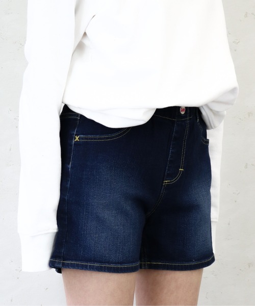 Lee(リー)の「Lee/リー キッズ デニムガールズショートパンツ(デニムパンツ・キッズ・インディゴブルー/ライトインディゴブルー・130/140/150/160)」の21枚目の写真