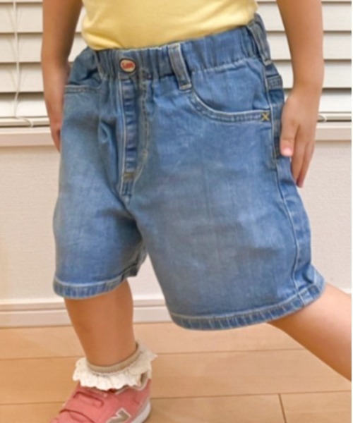 Lee(リー)の「Lee/リー キッズ デニムガールズショートパンツ(デニムパンツ・キッズ・インディゴブルー/ライトインディゴブルー・130/140/150/160)」の12枚目の写真