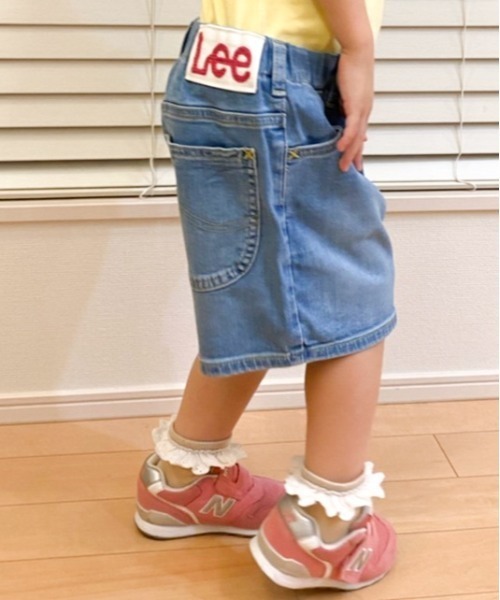 Lee(リー)の「Lee/リー キッズ デニムガールズショートパンツ(デニムパンツ・キッズ・インディゴブルー/ライトインディゴブルー・130/140/150/160)」の16枚目の写真