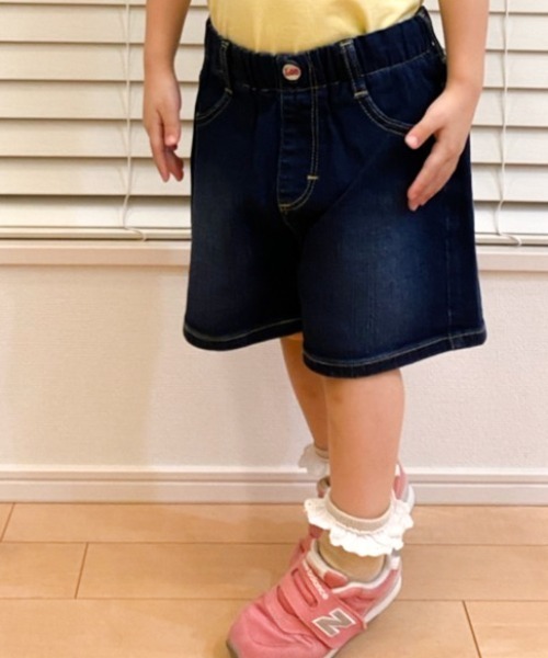Lee(リー)の「Lee/リー キッズ デニムガールズショートパンツ(デニムパンツ・キッズ・インディゴブルー/ライトインディゴブルー・130/140/150/160)」の17枚目の写真