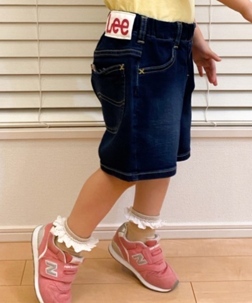 Lee(リー)の「Lee/リー キッズ デニムガールズショートパンツ(デニムパンツ・キッズ・インディゴブルー/ライトインディゴブルー・130/140/150/160)」の18枚目の写真