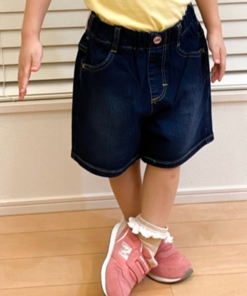 Lee(リー)の「Lee/リー キッズ デニムガールズショートパンツ(デニムパンツ・キッズ・インディゴブルー/ライトインディゴブルー・130/140/150/160)」の19枚目の写真