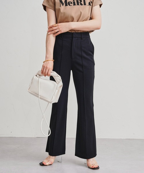 prose verse（プロズヴェール）の「センタータックストレッチカラーパンツ（その他パンツ・レディース・ブラック/ピンク/イエロー/ブルー/グリーン・ﾌﾘ-）」の2枚目の写真