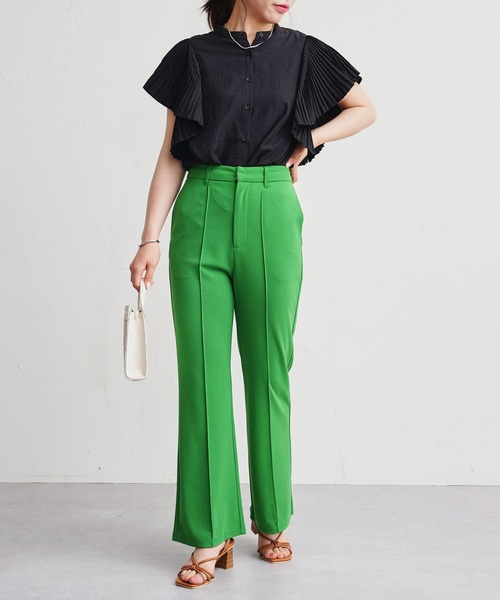 prose verse（プロズヴェール）の「センタータックストレッチカラーパンツ（その他パンツ・レディース・ブラック/ピンク/イエロー/ブルー/グリーン・ﾌﾘ-）」の17枚目の写真