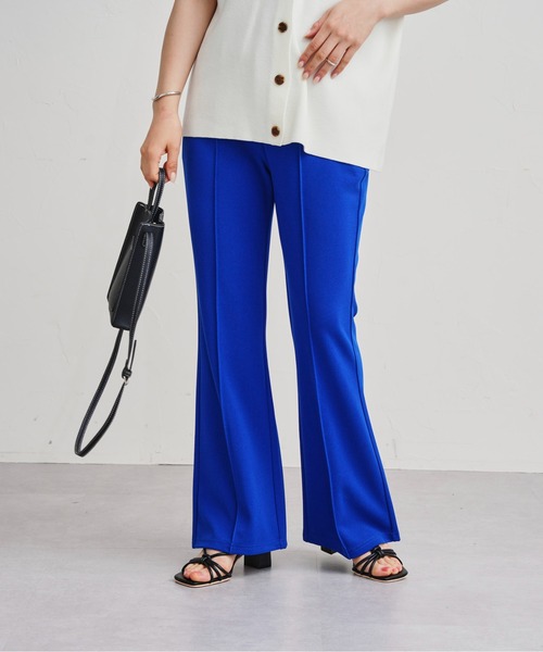 prose verse（プロズヴェール）の「センタータックストレッチカラーパンツ（その他パンツ・レディース・ブラック/ピンク/イエロー/ブルー/グリーン・ﾌﾘ-）」の6枚目の写真