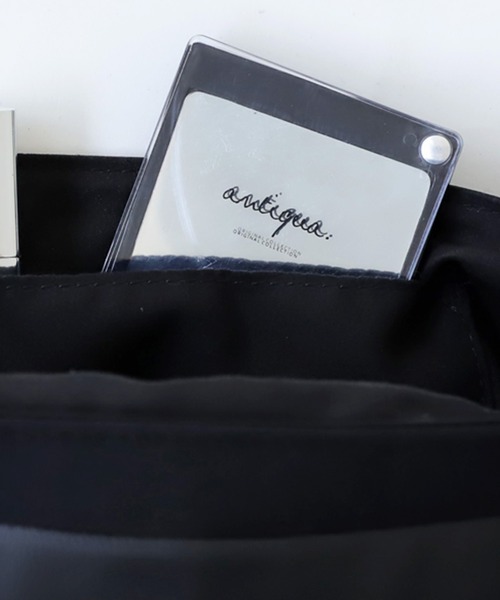 antiqua（アンティカ）の「ウェットスーツ素材3wayバッグ（クラッチバッグ・レディース・ブラック・FREE）」の18枚目の写真