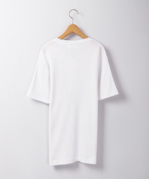 Bling Leads(ブリングリーズ)の「Bling Leads サマーヘンリーネック半袖Tシャツ(Tシャツ/カットソー・メンズ・ホワイト/ピンク/サックスブルー・M/L/XL)」の5枚目の写真
