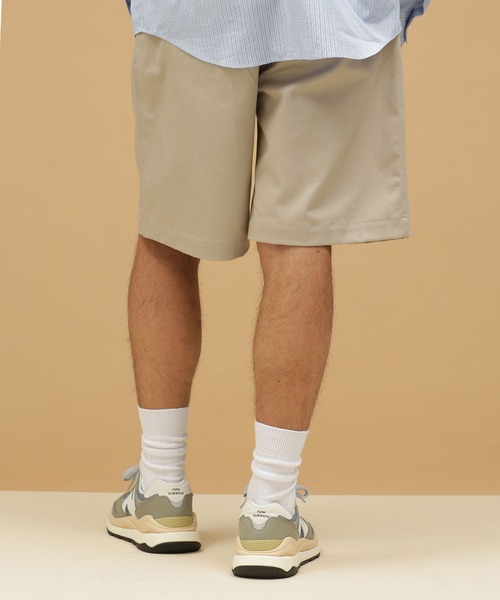 NANO universe(ナノユニバース)の「LB.03/ワンタックチノショーツ(チノパンツ・メンズ・ベージュ/カーキ/ブラック・S/L/M)」の19枚目の写真