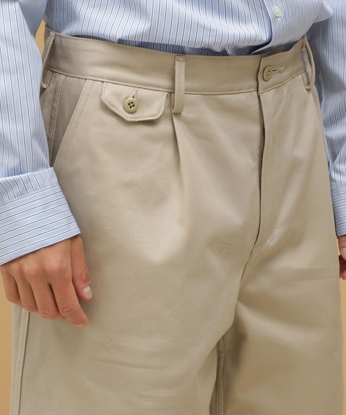 NANO universe(ナノユニバース)の「LB.03/ワンタックチノショーツ(チノパンツ・メンズ・ベージュ/カーキ/ブラック・S/L/M)」の11枚目の写真