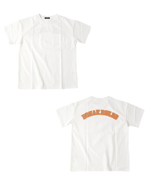 GLAZOS(グラソス)の「【接触冷感】ドロップショルダー・リフレクトロゴバックプリント半袖Tシャツ(Tシャツ/カットソー・キッズ・ブルー/パープル/ホワイト・130cm/140cm/150cm/170cm/160cm)」の1枚目の写真