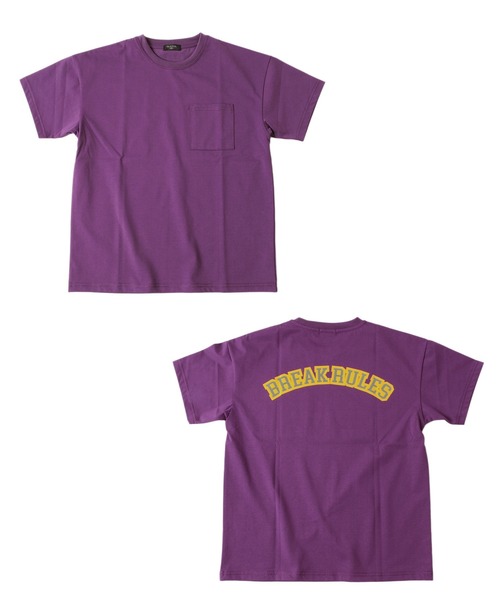 GLAZOS(グラソス)の「【接触冷感】ドロップショルダー・リフレクトロゴバックプリント半袖Tシャツ(Tシャツ/カットソー・キッズ・ブルー/パープル/ホワイト・130cm/140cm/150cm/170cm/160cm)」の5枚目の写真