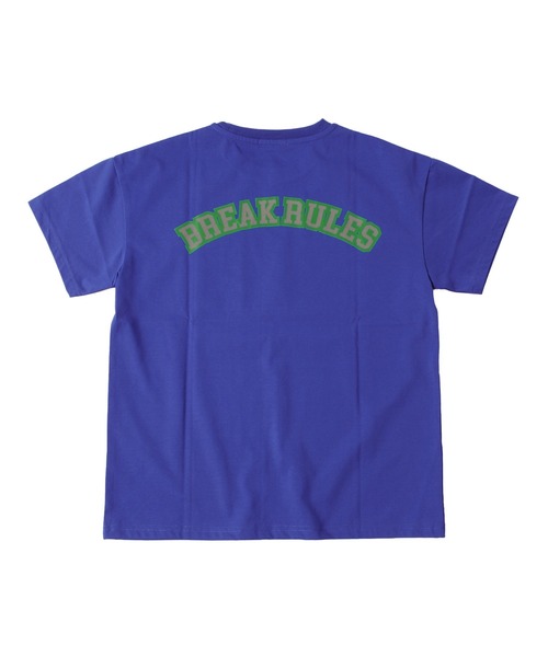 GLAZOS(グラソス)の「【接触冷感】ドロップショルダー・リフレクトロゴバックプリント半袖Tシャツ(Tシャツ/カットソー・キッズ・ブルー/パープル/ホワイト・130cm/140cm/150cm/170cm/160cm)」の16枚目の写真