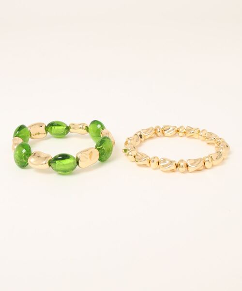 LOWRYS FARM(ローリーズファーム)の「MIXパーツゴムブレスレット 287721(ブレスレット・レディース・シルバー/ゴールド系その他/ゴールド系その他2・FREE)」の11枚目の写真