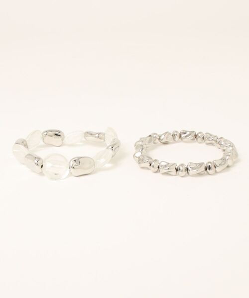 LOWRYS FARM(ローリーズファーム)の「MIXパーツゴムブレスレット 287721(ブレスレット・レディース・シルバー/ゴールド系その他/ゴールド系その他2・FREE)」の12枚目の写真