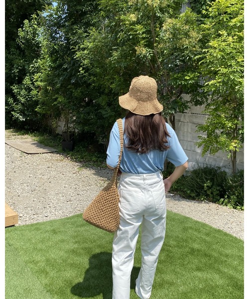 mood for a day(ムードフォーアデイ)の「kenny collar tee/襟付きカットソー(Tシャツ/カットソー・レディース・ブルー/ミント・FREE)」の3枚目の写真